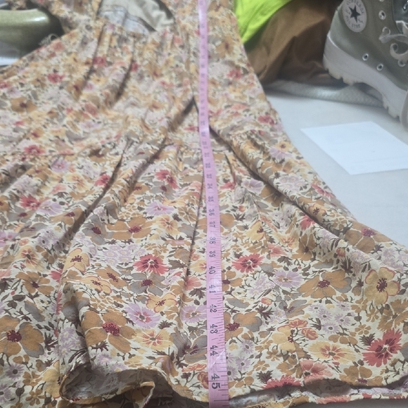 DressMadewell Puff Sleeve Open Tie Back Front Reversible Midi - Picture 11 of 11